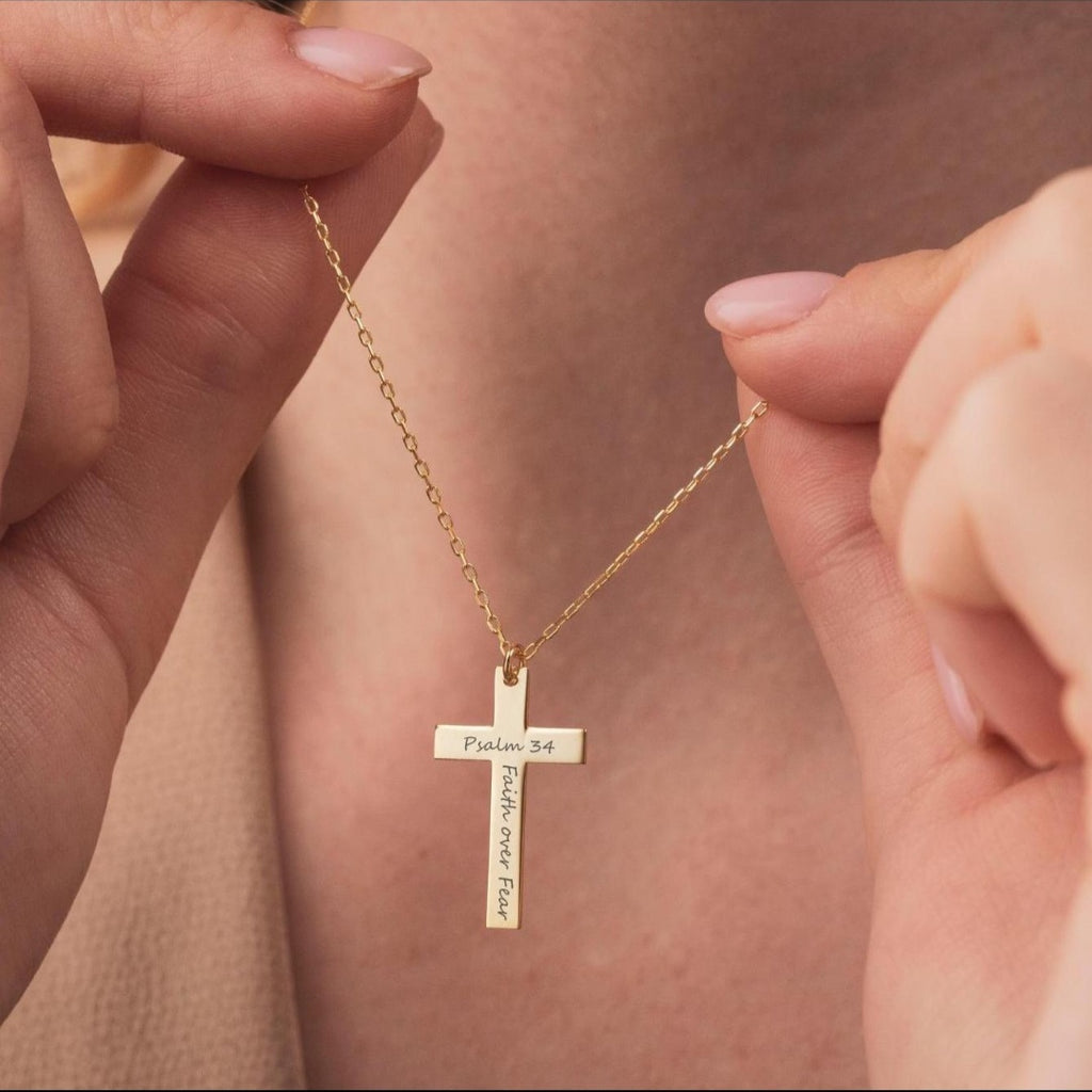 Faith-Driven Cross Necklace