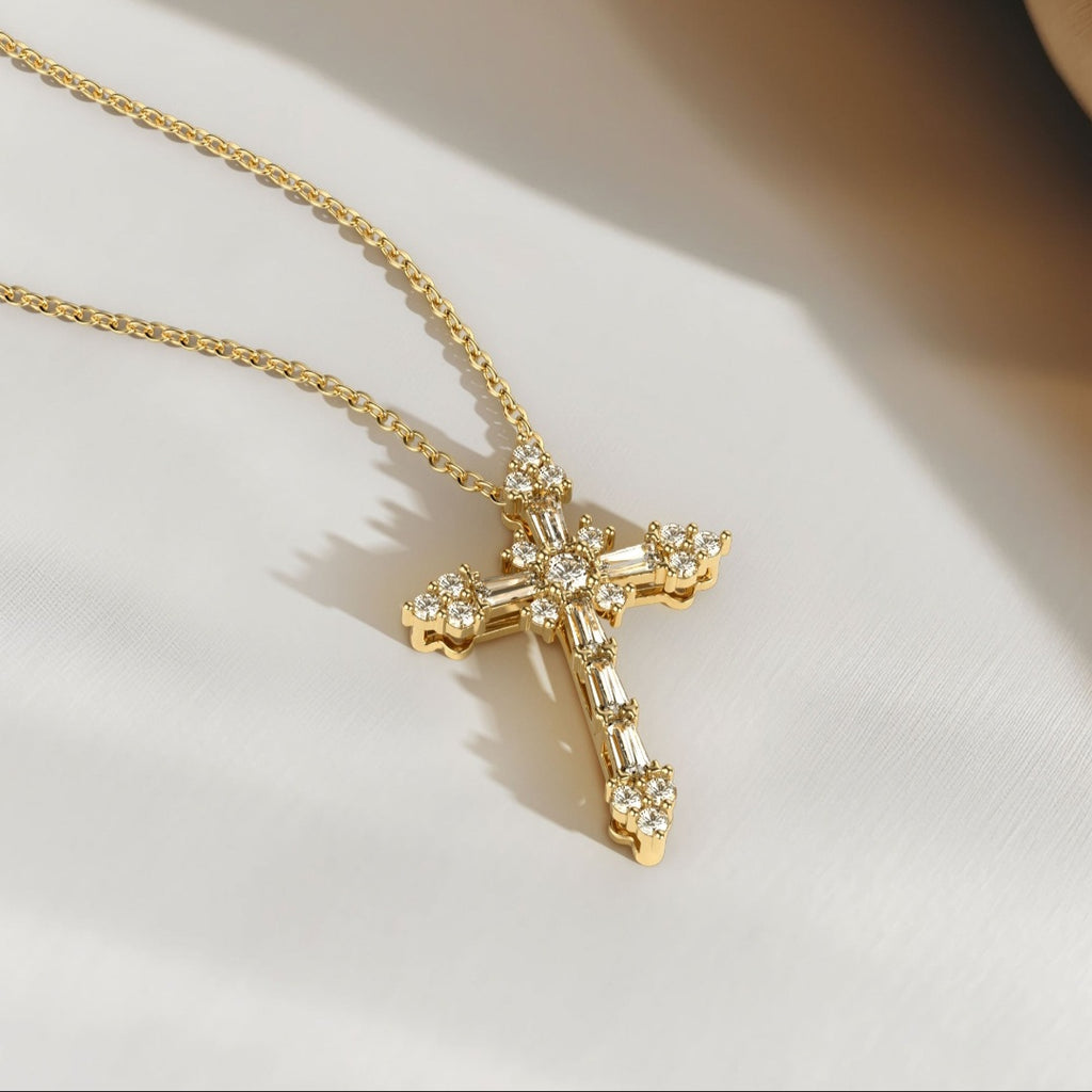 Faith-Driven Cross Necklace